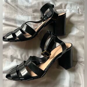J Crew Block Heel Sandal
